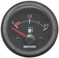 Drivstoffmåler 12V belyst Ø 52 mm - Vetus forfra