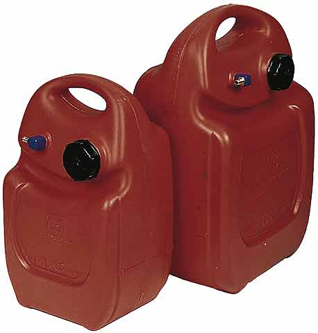 Drivstofftank 12 liter polyetylen 41 x 25 x 20 cm for båt