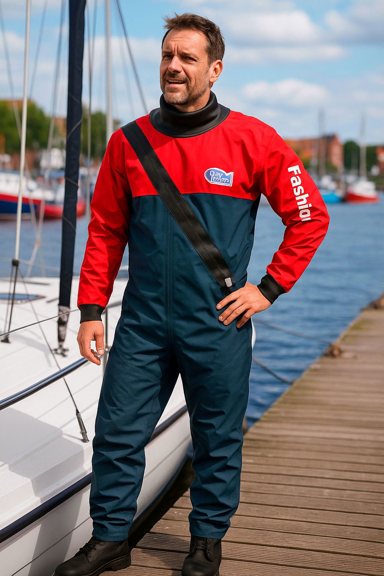 Dry Fashion Sailing tørrdrakt 200 D nylon vind- og vanntett detalj av mansjetter