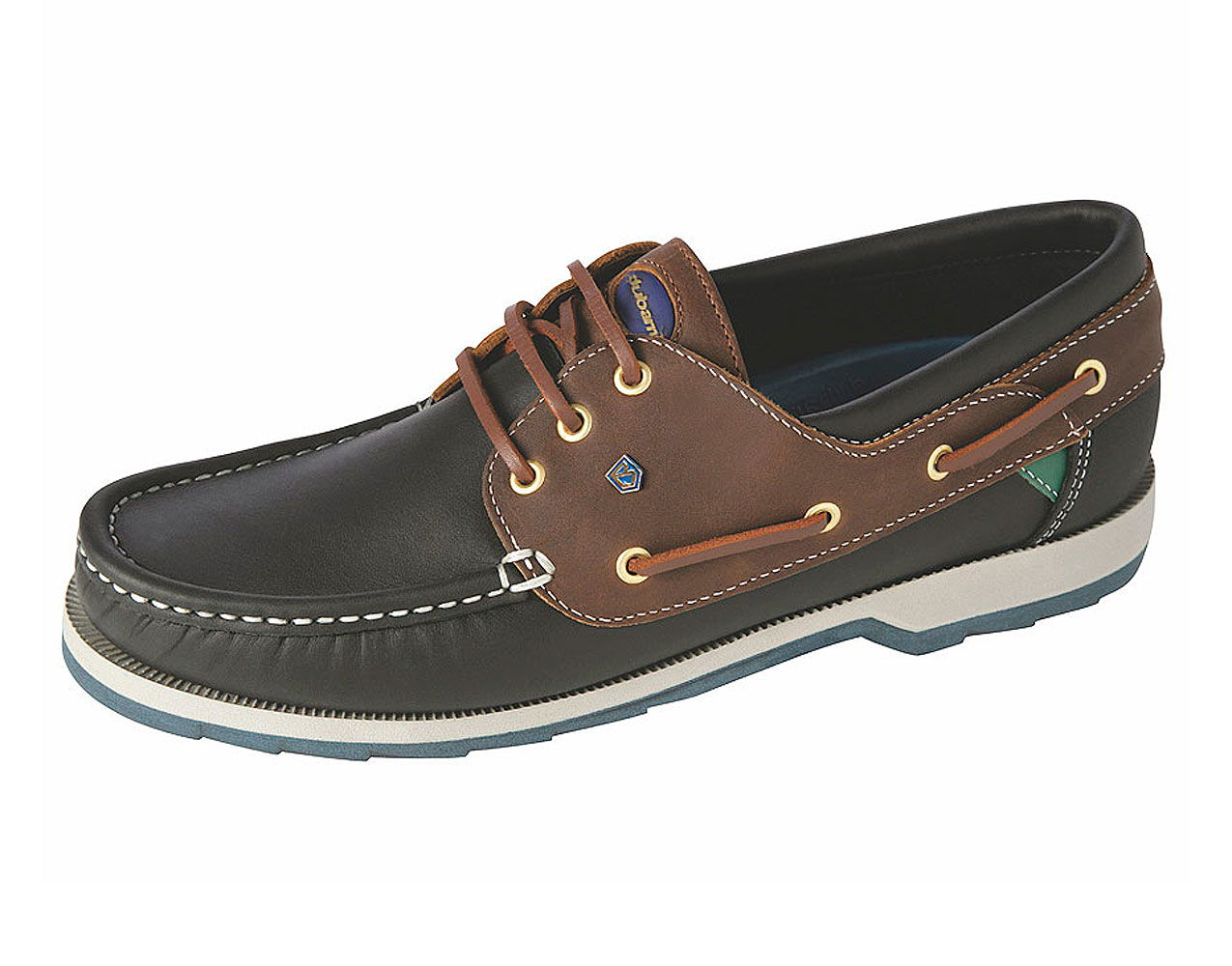 Dubarry Commander båtsko skinn tre-øyes snøring sett forfra