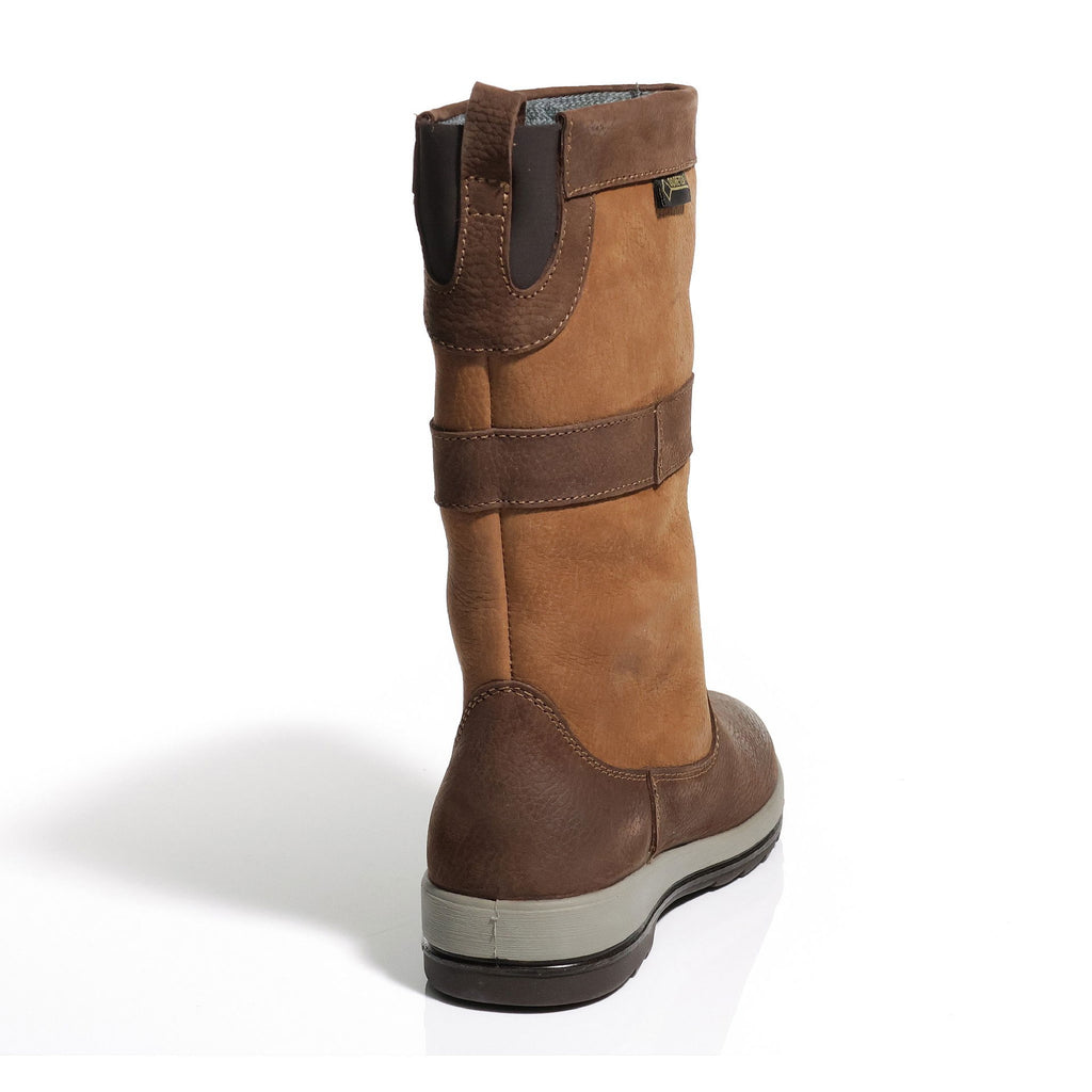Detalj av Dubarry Ultima seilerstøvel lær med GORE-TEX membran
