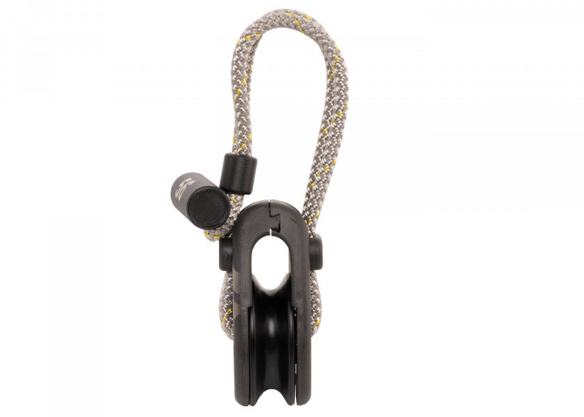 Dynablock enkelblokk 12 mm aluminium kulelager bakside