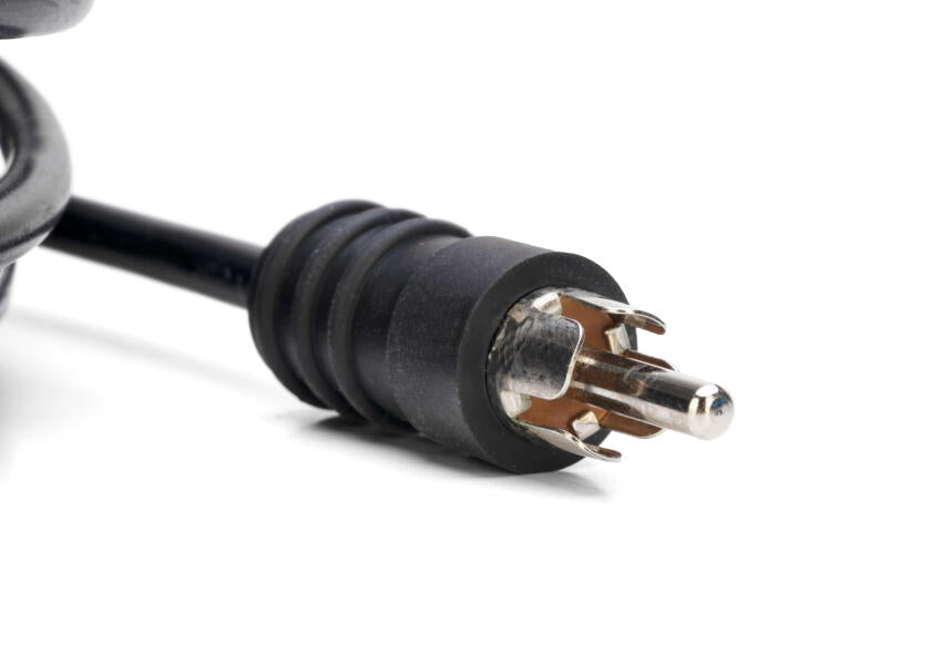 Ekkoloddsvinger gjennomskrog plast med RCA-kontakt - AdvanSea side