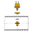 Eksostemperatursensor for slange - Vetus forfra