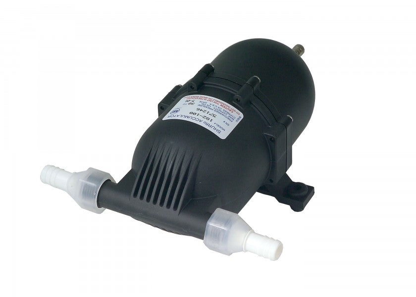 Ekspansjonstank plast 0,7 liter maks 8,6 bar - SHURflo forfra