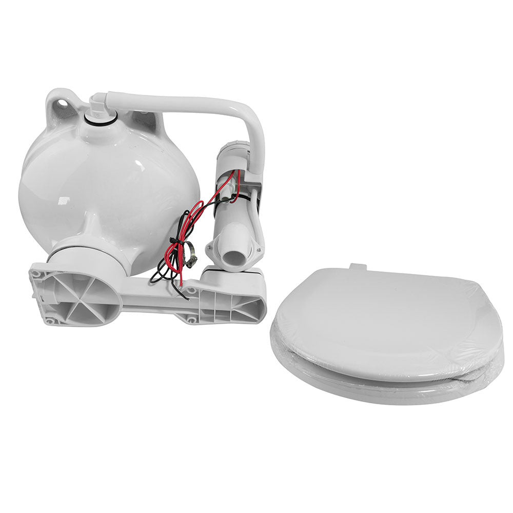 Pumpe og mekanisme detalj elektrisk båttoalett med sidepanel 12V - Compass