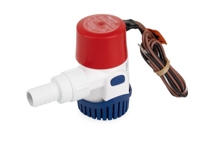 Elektrisk lensepumpe 25SA 12V 32 l/min med flottørbryter forside