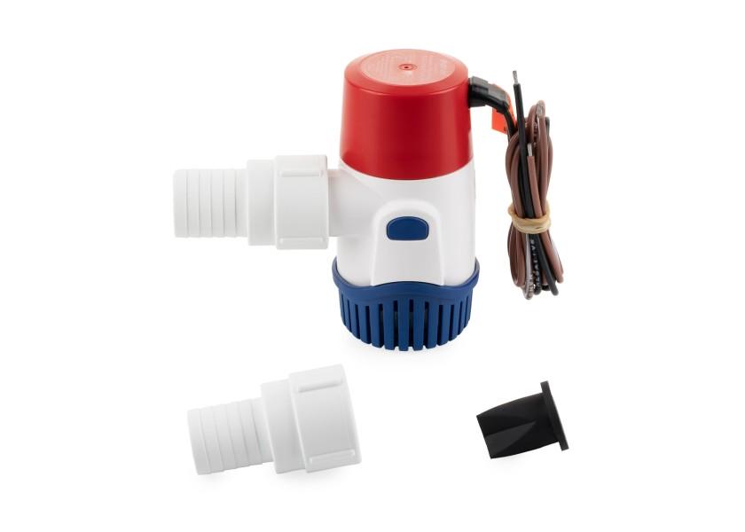 Sideprofil av Elektrisk lensepumpe 27SA 12V 70 l/min