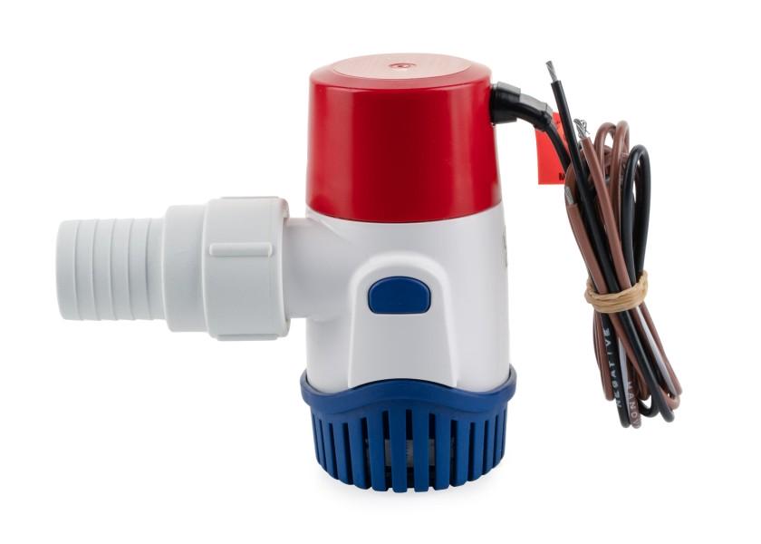 Elektrisk lensepumpe 27SA 12V 70 l/min med tilkoblingspunkt
