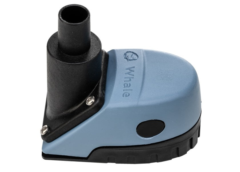 Elektrisk lensepumpe GULPER 320 12V 20 l/min 3/4"-1" nærbilde av tilkobling