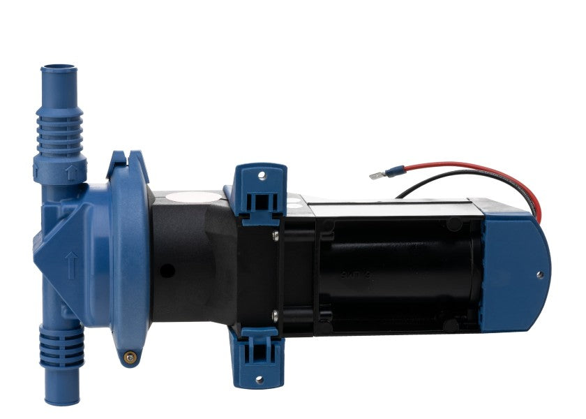 Elektrisk lensepumpe GULPER 320 12V 20 l/min 3/4"-1" visning av pumpehus