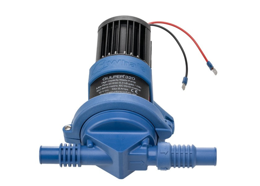 Elektrisk lensepumpe GULPER 320 12V 20 l/min 3/4"-1" komplett produktbilde