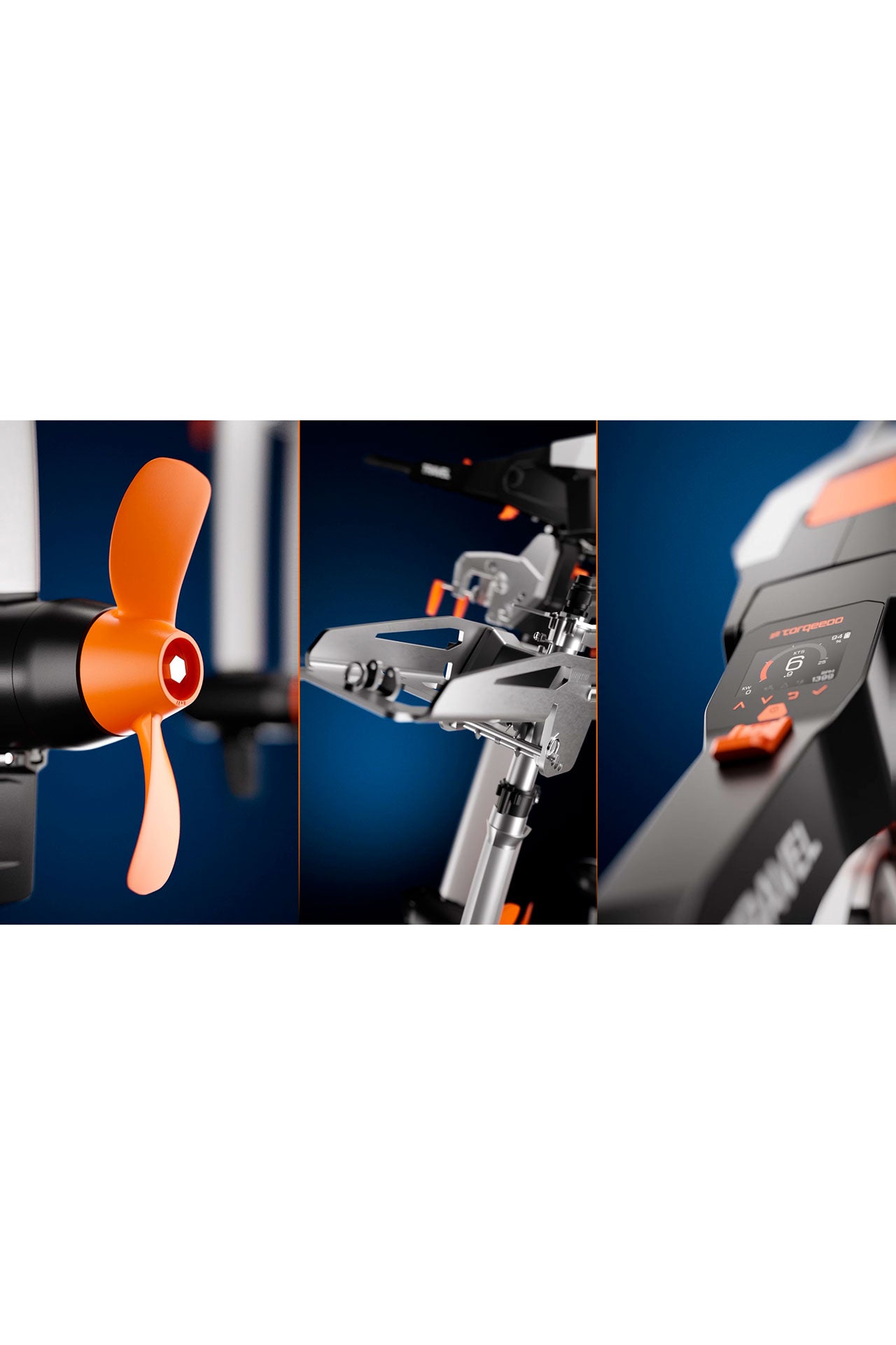 Detalj av Elektrisk påhengsmotor Travel XP Remote motor