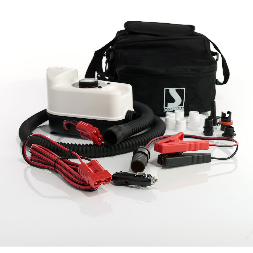 Elektrisk pumpe 12V automatisk 1 bar 160 l min - BRAVO bakside