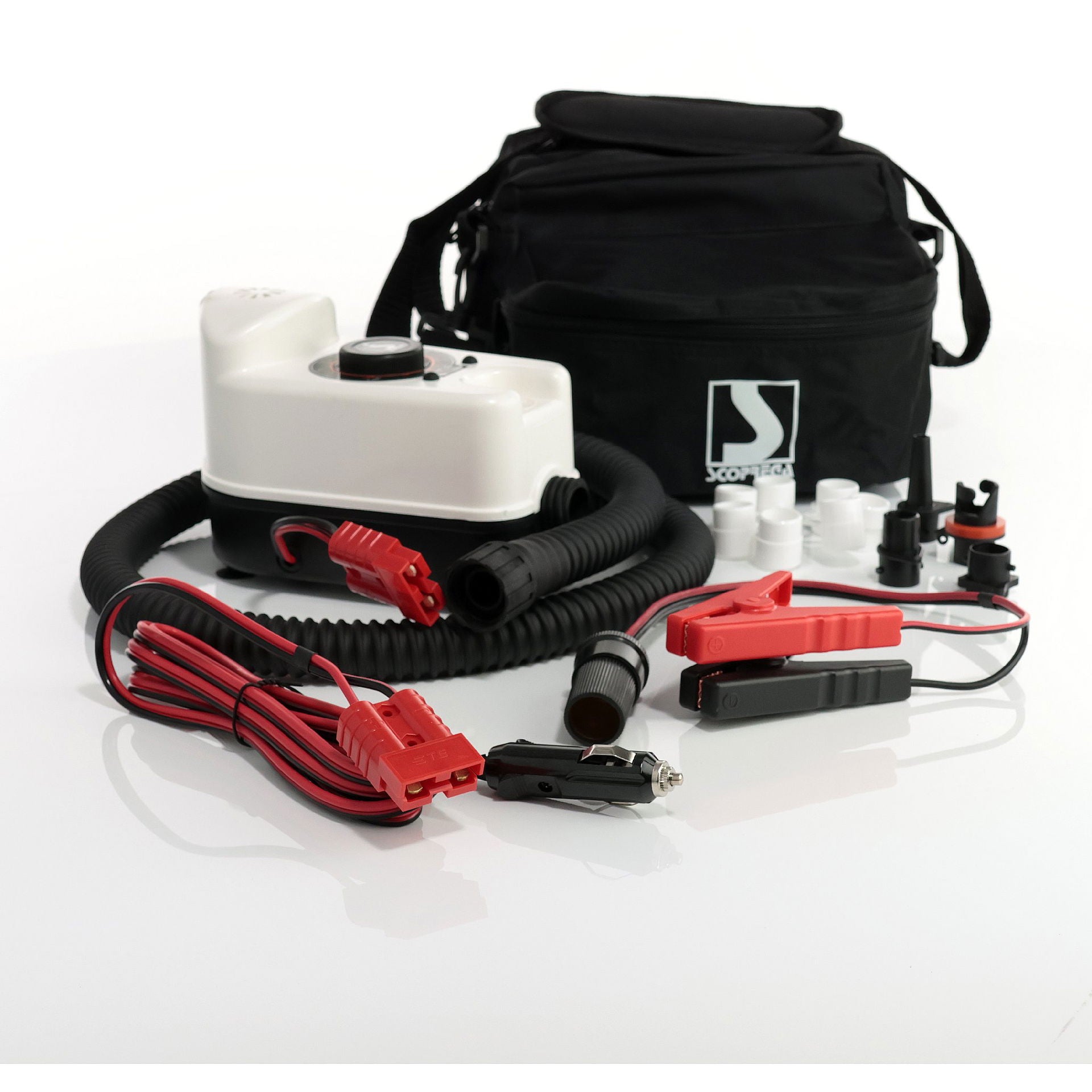 Elektrisk pumpe 12V automatisk 1 bar 160 l min - BRAVO bakside