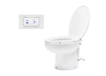 Elektrisk toalett 31 COMFORT 24V med magnetventil ferskvann forfra