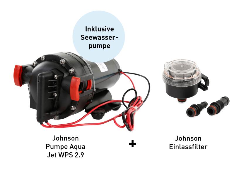 Elektrisk toalett 31 Premium 24V sjøvannspumpe - Sanimarin
