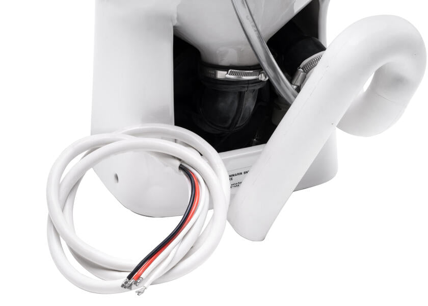 Detalj av Elektrisk toalett 31 Premium 24V sjøvannspumpe - Sanimarin