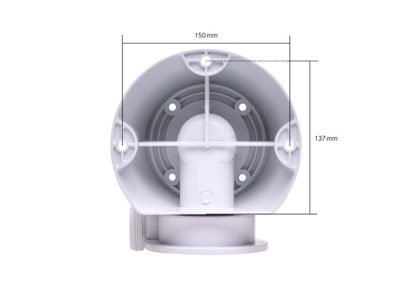 Oversikt over Elektrisk toalett AquaT Silent 12V
