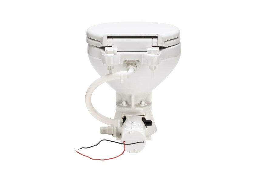 Detalj av Elektrisk toalett AquaT Standard 12V standardstørrelse sjøvann - Johnson Pump