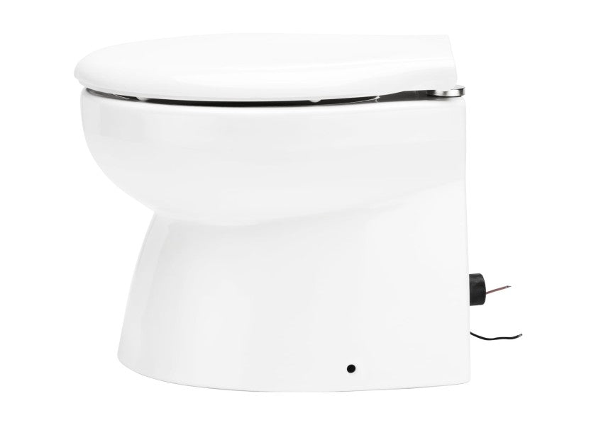 Montert Elektrisk toalett ELEGANCE 24V komfortstørrelse soft-close om bord