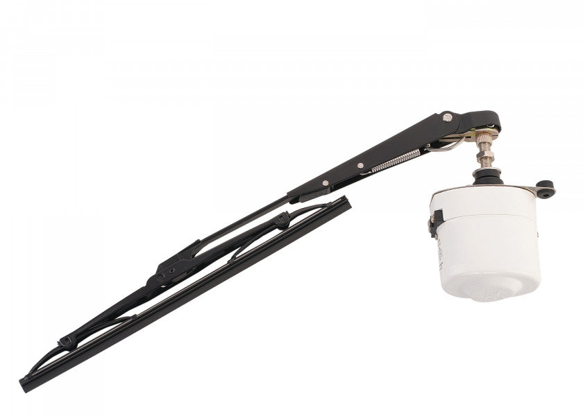 Elektrisk vindusviskersett rustfritt stål 12V/24V 6 mm aksel forfra