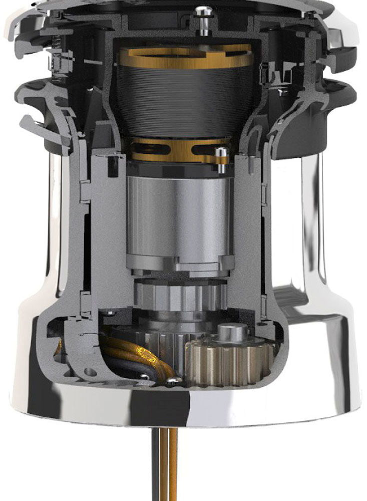 Elektrisk vinsj E40i 42 V 1200 W trommelmotor 128 mm forfra