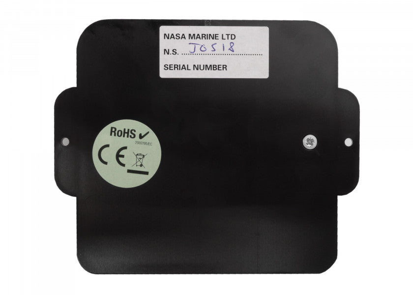 Elektromagnetisk logggiver med Target-display 12V NMEA0183 - NASA bakside