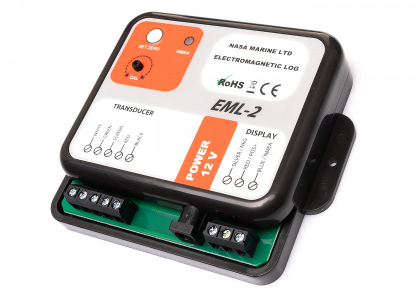 Elektromagnetisk loggiver med databox - NASA bakside