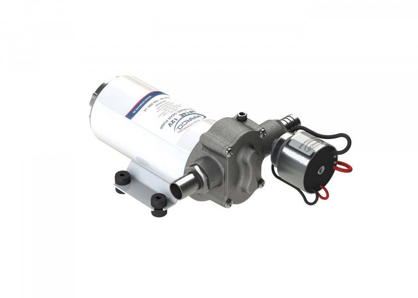 Elektronisk trykkvannspumpe UP14/E 12/24V 46 l/min 19 mm - Marco forfra