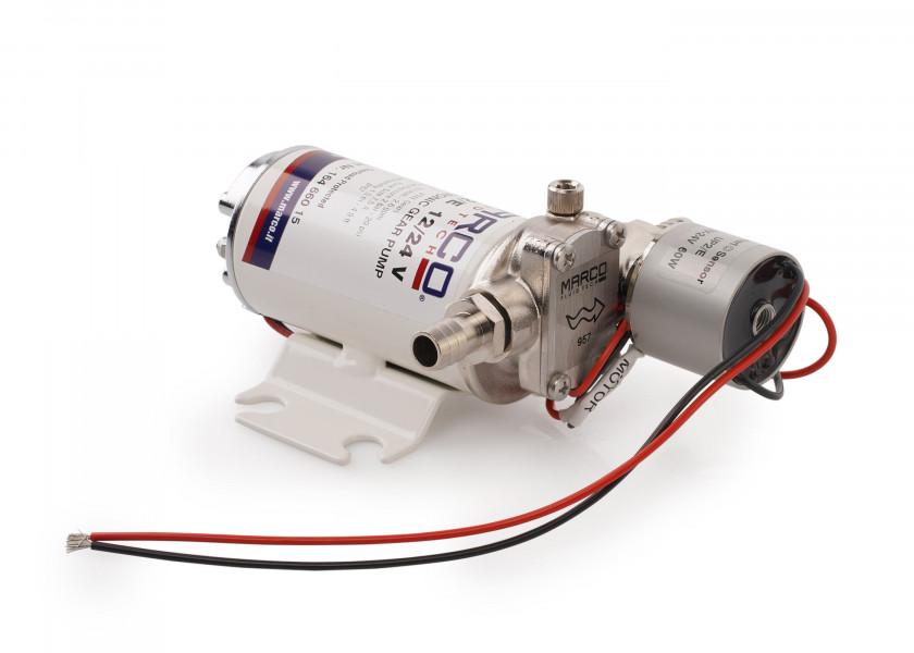 Elektronisk trykkvannspumpe UP2/E 12/24V 10 l/min 2 bar montert i båt