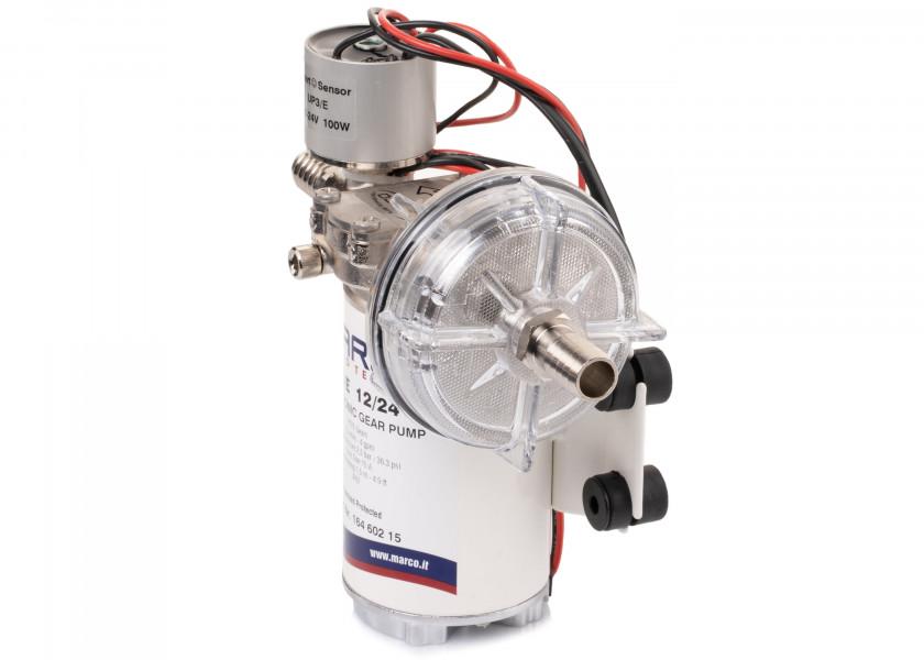 Elektronisk trykkvannspumpe UP3/E 12/24V 15 l/min 2,5 bar - Marco bakside