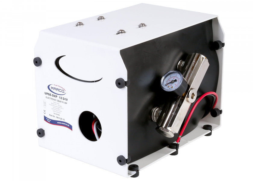 Elektronisk trykkvannspumpe UP6 E DX 12 24V 52 l min front