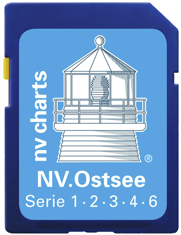 Elektroniske sjøkart SD/microSD Østersjøen serie 1-4, 6 fra NV-Verlag