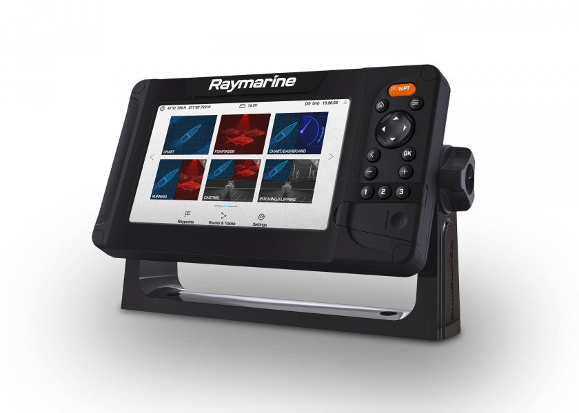 Detaljbilde av Element 7 HV kartplotter skjerm