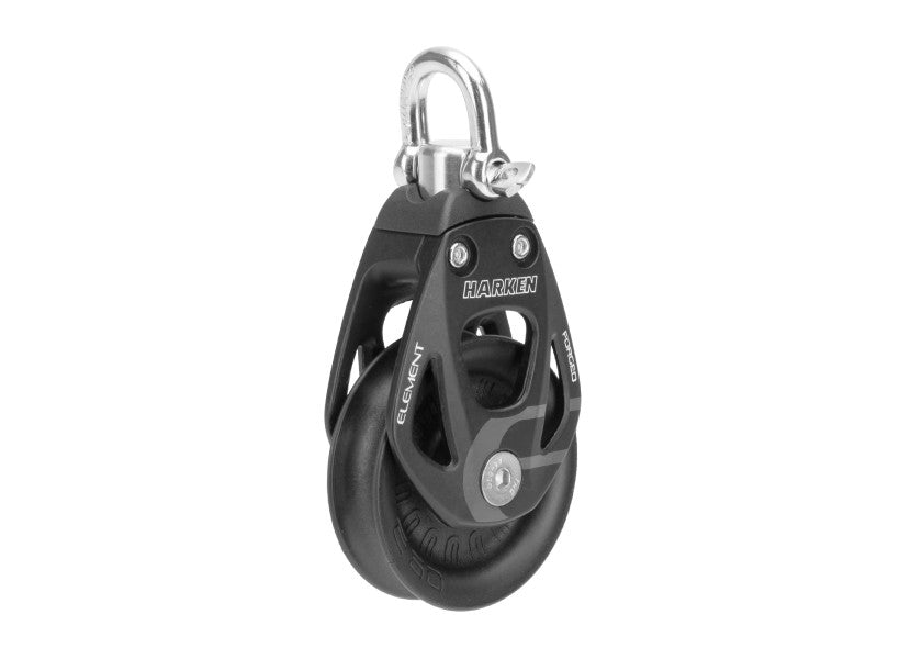 Detalj av Element enkelblokk med svivel 60 mm glideleie 1100 kg - HARKEN