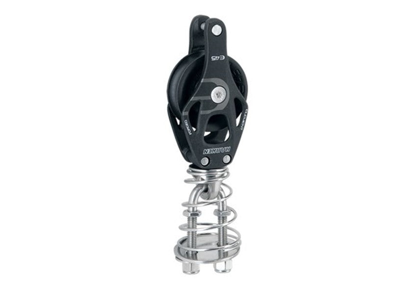 Element stand-up blokk med underbøyle 45 mm glideleie 700 kg - Harken forfra