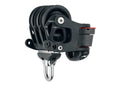 Element treskivet blokk med svivel og klemme 45 mm 680 kg - HARKEN forfra