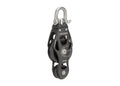 Element violinblokk med svivel 45 mm glideleie HARKEN forfra