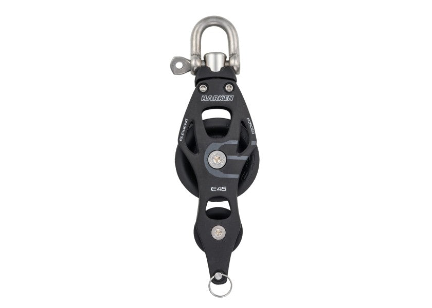 Element violinblokk med svivel og underbøyle 45 mm glideleie 700 kg forfra