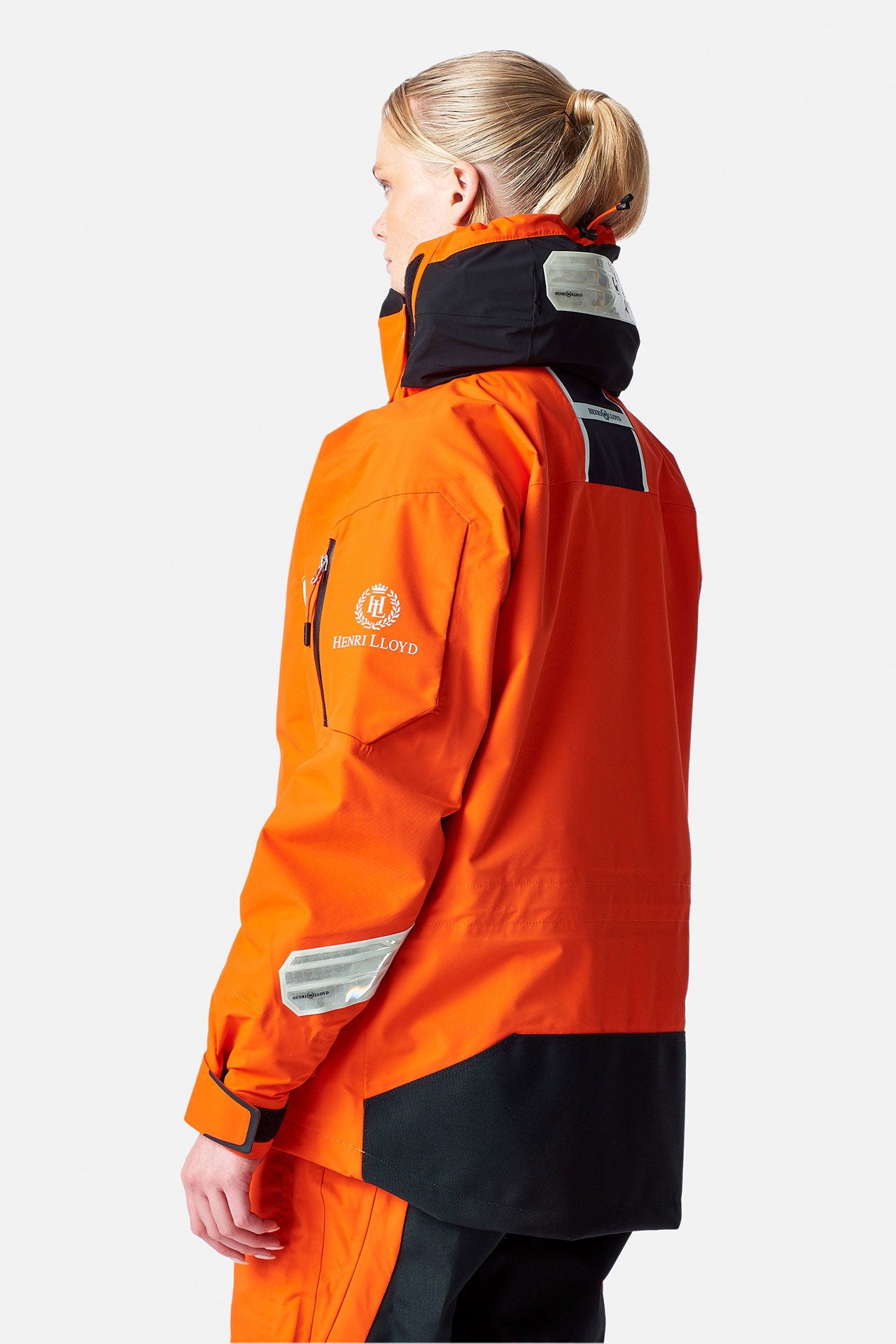 Elite offshore seiljakke dame 3-lags DRI PRO detalj av refleks