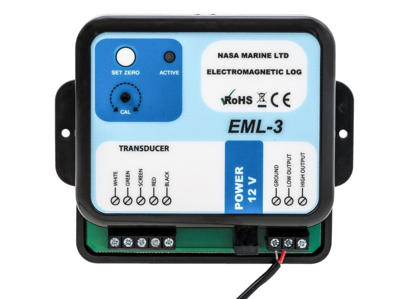 EML-3 elektromagnetisk logg og tilkoblinger