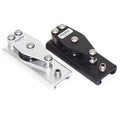 Endestykke for genuaskinne 25 x 4 mm med rulle - Pfeiffer Marine forfra