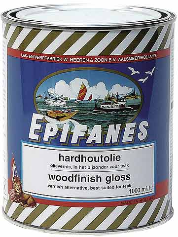 Epifanes hardtre lakkolje 1-komponent klarlakk 1,0 liter flaske front