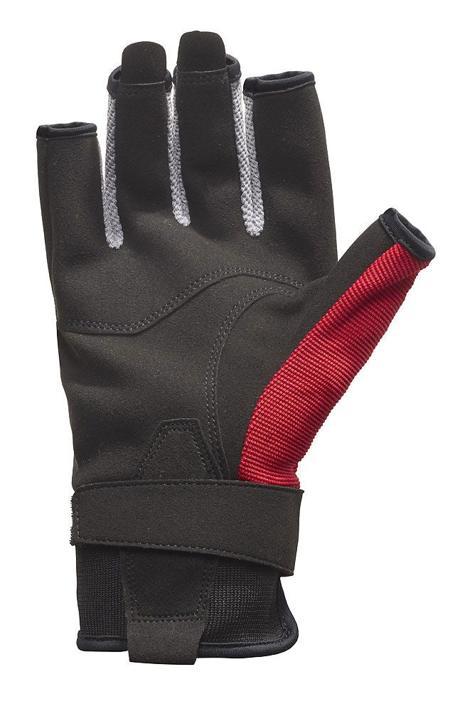 Essential seilerhansker med korte fingre borrelås - Musto bakside