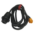 Ethernet-adapterkabel RJ45 2 m gul (ETHEXTRJ45) forfra