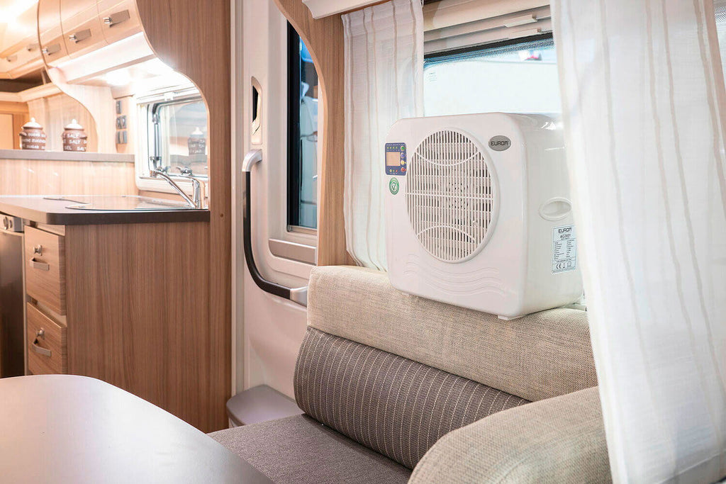 Eurom AC2401E split klimaanlegg sideprofil