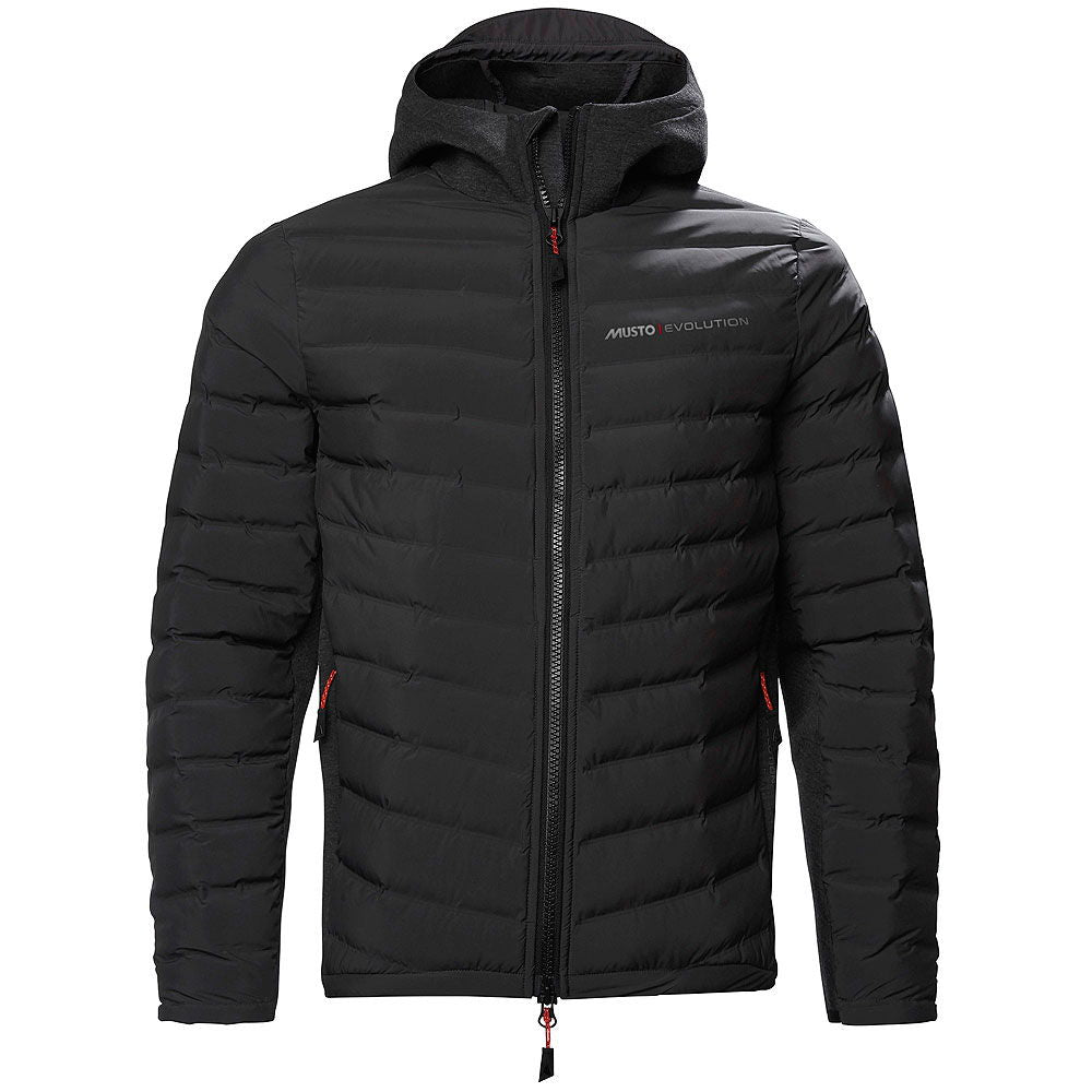Evolution Aeroloft® quiltet jakke med hette 2-lags hybrid - Musto forfra