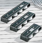 Fallførerblokk dobbel aluminium 40 mm for tau opptil 12 mm - front