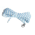 Falltau polyester 8 mm 20 m 2200 daN med sjakkel forfra